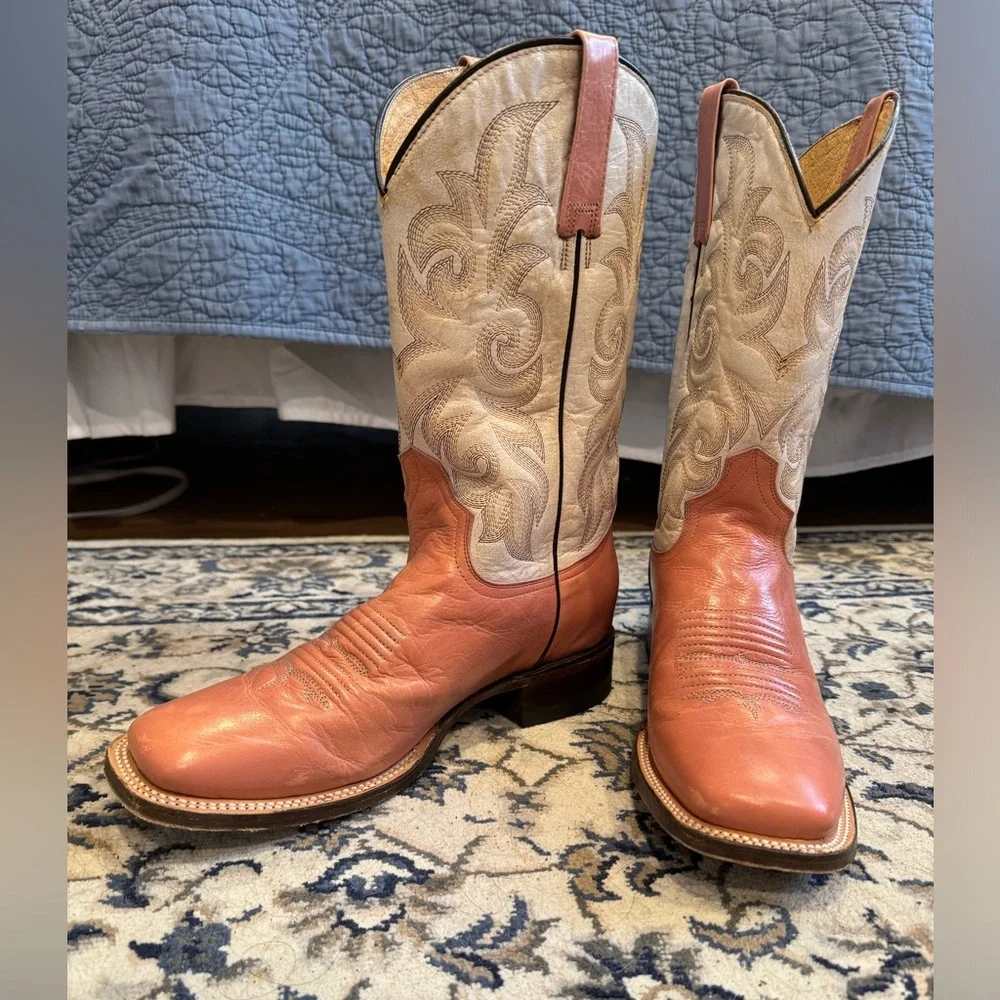 Pink Stetson Boots - Picture 1 of 6